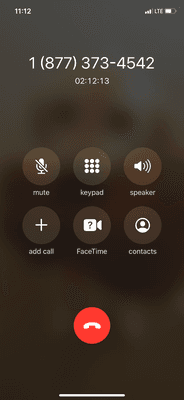 Last time they disconnected the call after I waited for a long time