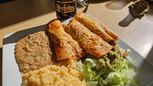 Pork enchiladas