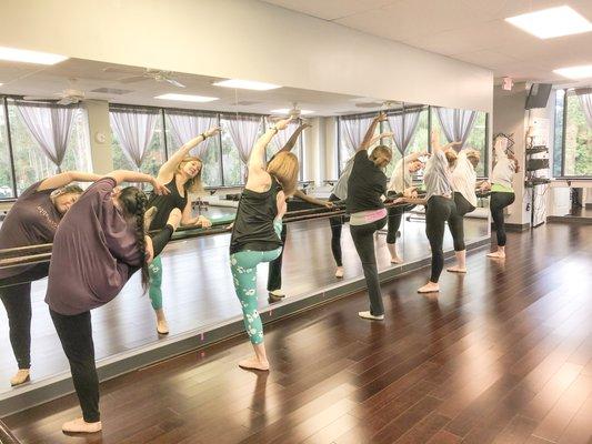 It's not too late to dance! Try an Adult Ballet Class at The Workout Barre and enjoy the fitness benefits of ballet!