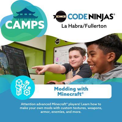 Exciting fun learning opportunities at Code Ninjas Camps