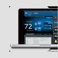 Web base controls to monitor temperatures while you are away.