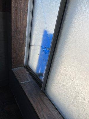 broken window