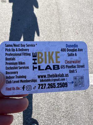 The bike lab info