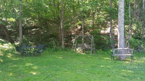 Peaceful sitting area