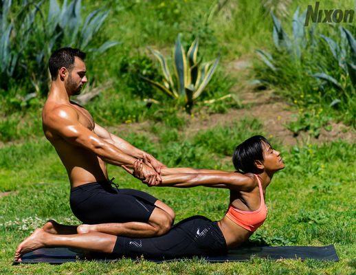 Assisted cobra stretch. Many techniques I've learns in my past 5 years of trainer through Myotherapy