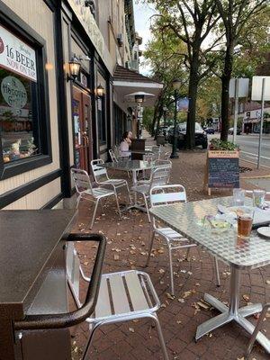 Outdoor seating