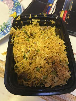 Lamb Biryani takeout