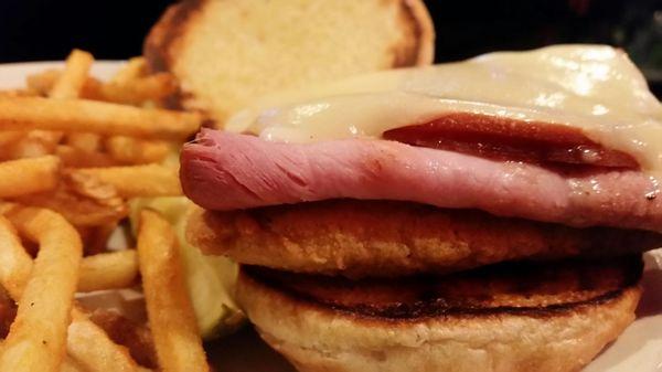 Chicken Cordon Bleu Sandwich (Chef creation for me)