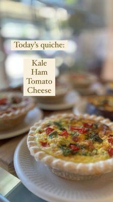 Quiche of the day.