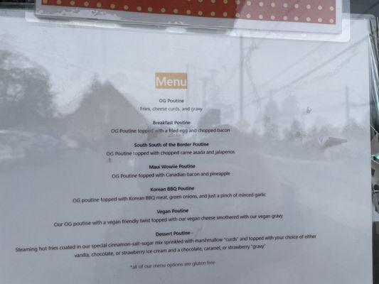 Menu Description