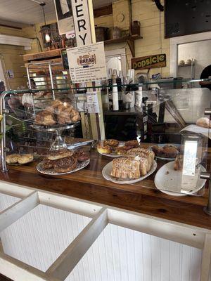 Variety of baked goods