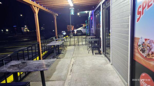 Outdoor seating