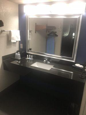 The modern bathroom vanity