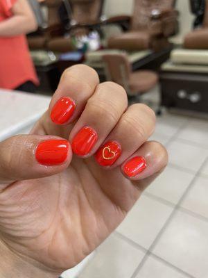 $35 for gel nails including 2 designs