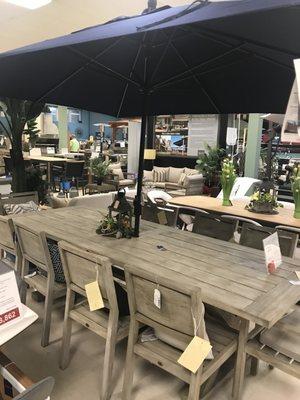 Patio Tables and Umbrellas