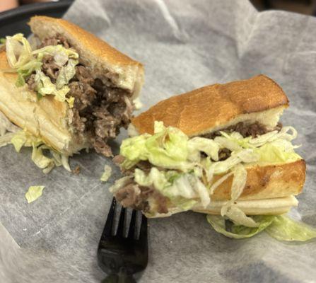 6 in. Philly Cheesesteak Sub