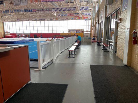 Gymnastics gym