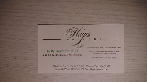 Hayes Jewelers