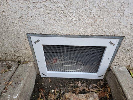 Rodent proofing