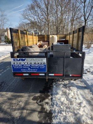 Furniture removal from Cloverfields Community in Stevensville, Md 21666