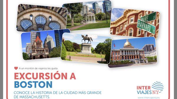 Excursión de Nueva York a Boston $95 dólares.