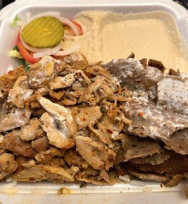 Chicken and Gyro plate