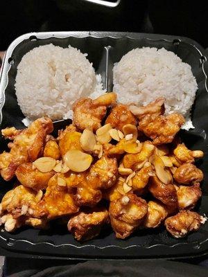 Honey garlic chicken