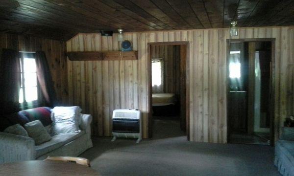 Inside one of the cabins