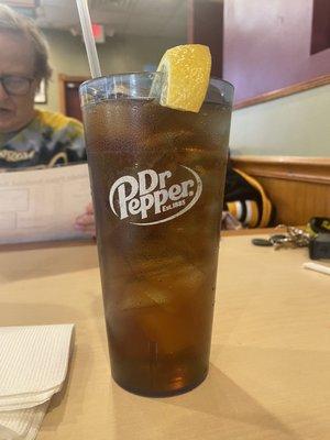 Iced Unsweetened Tea with Lemon