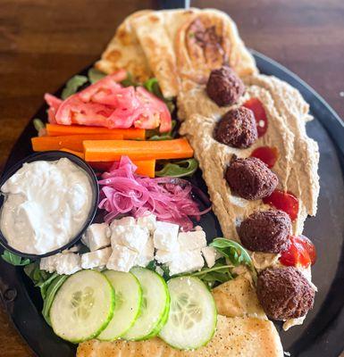 Falafel bowl is featured on our new menu!