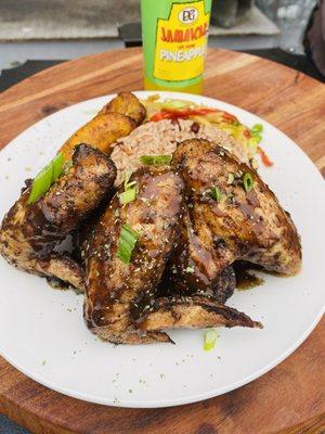 Whole Jerk wings