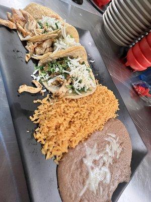 Taco platter