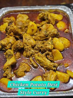 Chicken with potatoes Curry