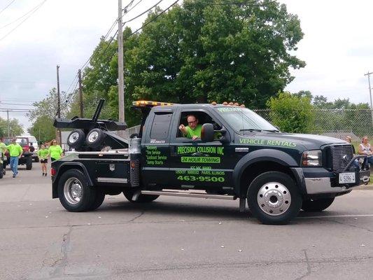 Precision Collision Inc. offers custom pain matching along with auto glass repair, and towing. Call us today!