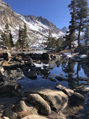 Blue Lake reflections