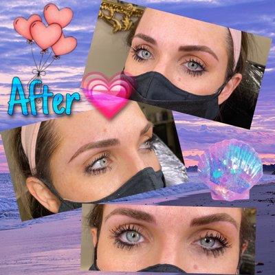 Microblading magic done by Foxxybrowz, located at Kouture206