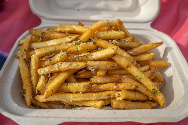 Truffle parmesan fries