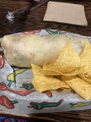 Beef burrito