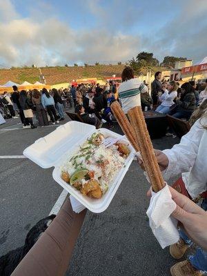 Elote Tots & Churros