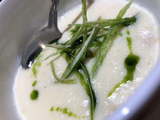 Who would have thought that fried cattails would be so tasty with an asparaus soup!