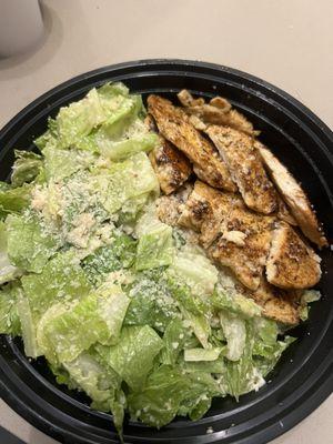 Chicken Caesar salad