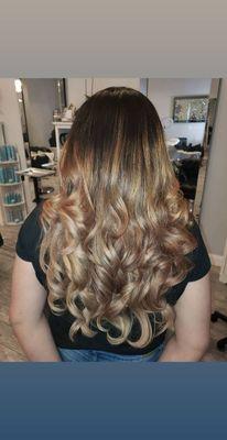 Ombre with balayage