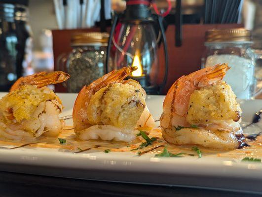 Crab stuffed shrimp