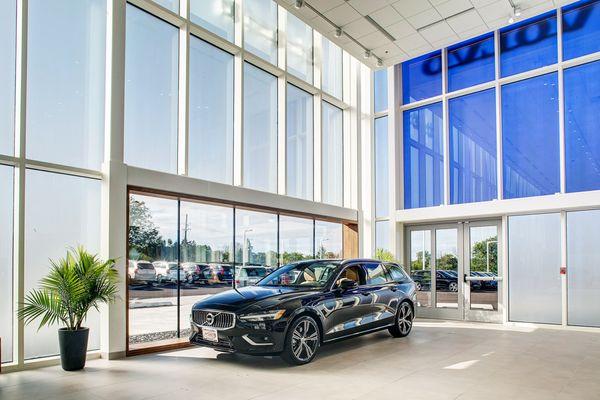 The showroom at McGrath Volvo Cars Barrington