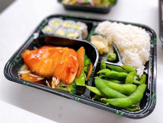 Salmon Teriyaki Bento Box