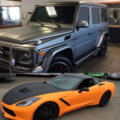 G55   &      C7 Vinyl Wrap