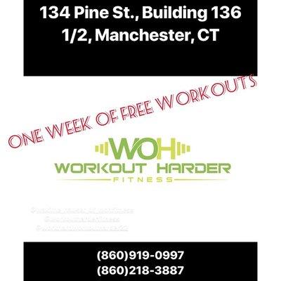 Free Workouts all week!!! 5/5/18-5/12/18