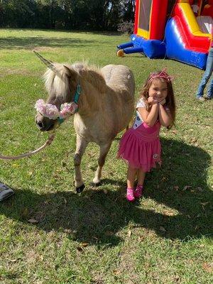 Princess Reign partying it up at a birthday party!