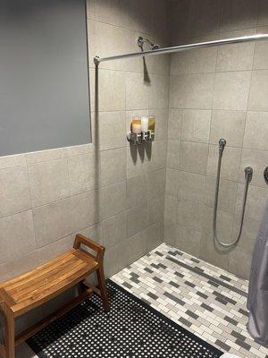 2 showers with sign up sheets