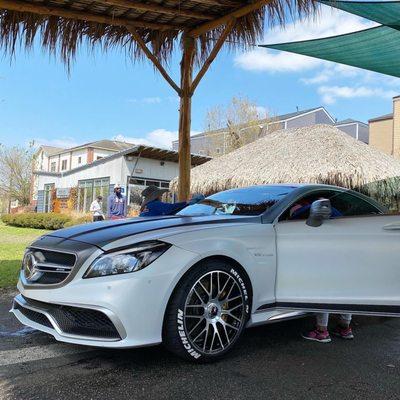 Mercedes CLS63 AMG at Aqua Hand Car Wash